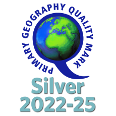 Primary Geography Quality Mark Silver 20222-2025
